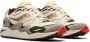 Saucony x Bodega Grid Shadow 2 "Jaunt Woven Hemp Acid Lime Red Alert Gum" sneakers Neutrals - Thumbnail 2