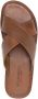 Scarosso Adriano cross-strap leather sandals Brown - Thumbnail 4