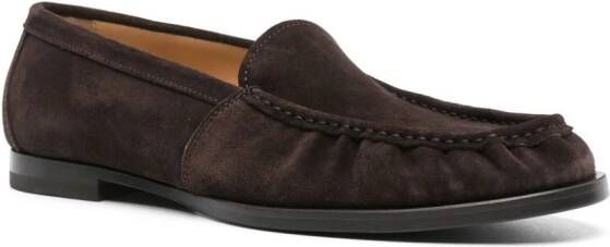 Scarosso Alain suede loafers Brown