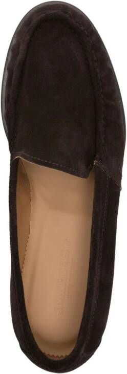 Scarosso Alain suede loafers Brown