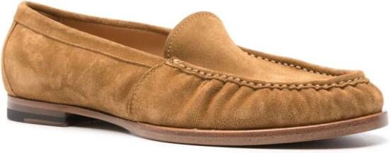 Scarosso Alain suede loafers Brown