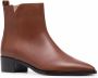 Scarosso Alba leather ankle boots Brown - Thumbnail 2