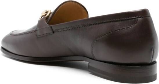 Scarosso Alessandra leather loafers Brown