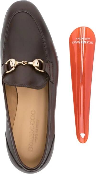 Scarosso Alessandra leather loafers Brown