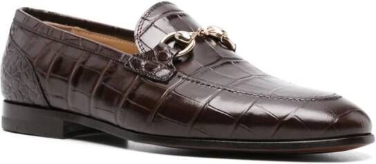 Scarosso Alessandra leather loafers Brown