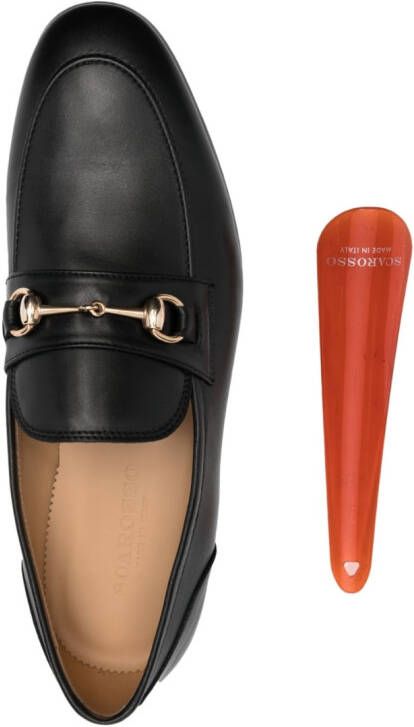 Scarosso Alessandro leather loafers Black