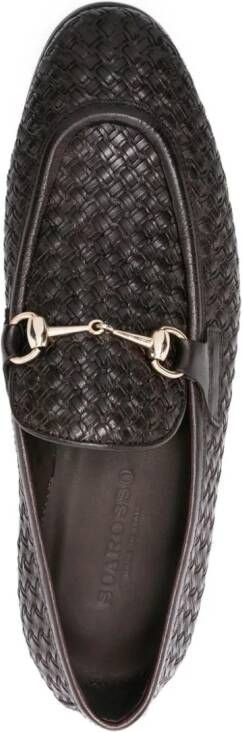 Scarosso Alessandro leather loafers Brown