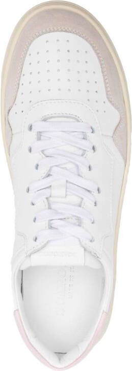Scarosso Alexia low-top leather sneakers White