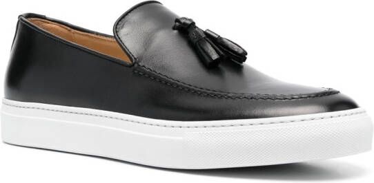 Scarosso Amadeo leather sneakers Black