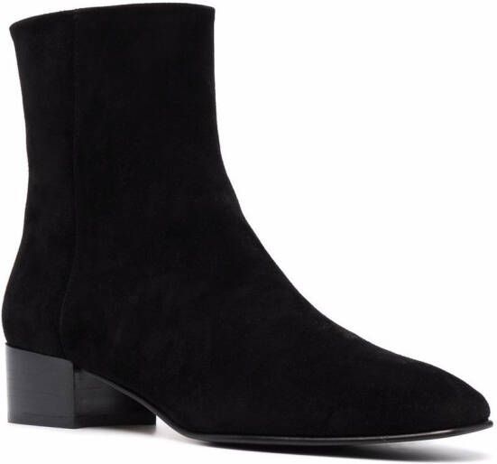 Scarosso Ambra 40mm square-toe boots Black