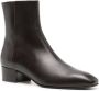 Scarosso Ambra35mm leather boots Brown - Thumbnail 2