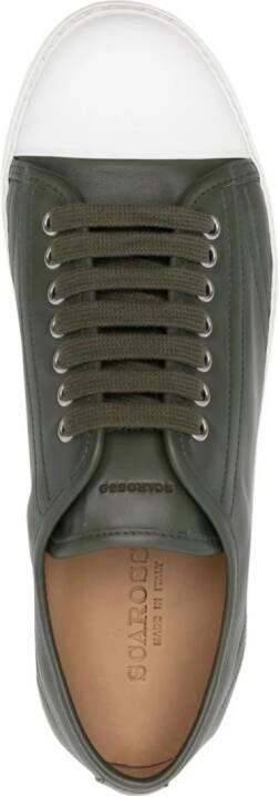 Scarosso Ambrogio leather sneakers Green