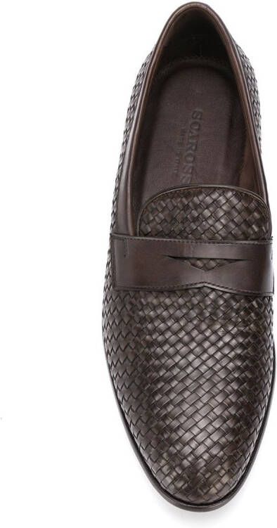 Scarosso Andrea woven loafers Brown