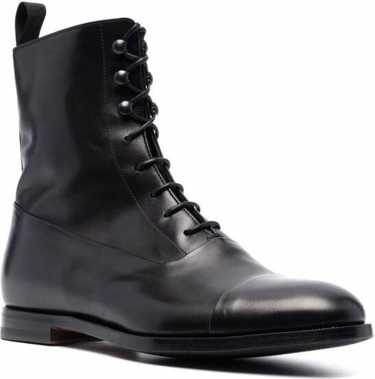 Scarosso Archie lace-up boots Black