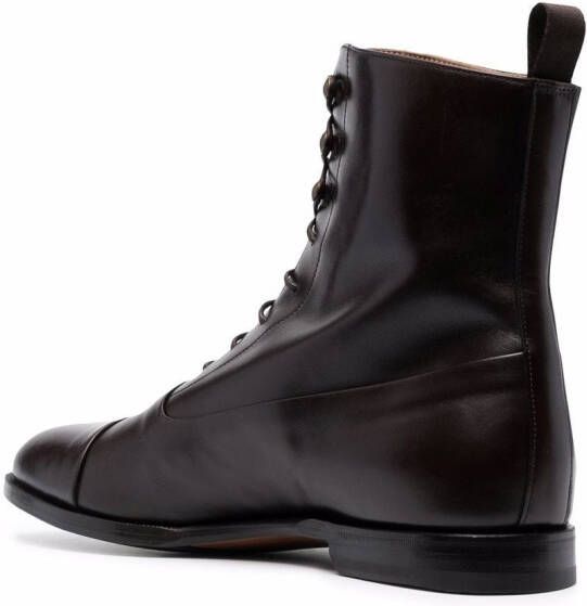 Scarosso Archie lace-up boots Brown