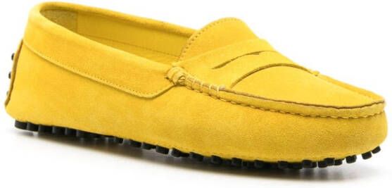 Scarosso Ashley suede loafers Yellow