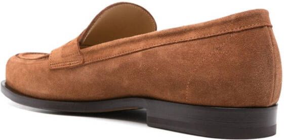 Scarosso Austin suede loafers Brown