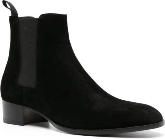 Scarosso Axel suede boots Black