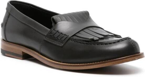 Scarosso Bridget leather loafers Grey