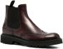 Scarosso brogue-detail ankle boots Red - Thumbnail 2