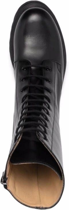 Scarosso Cara lace-up boots Black