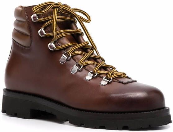 Scarosso Catherine lace-up boots Brown