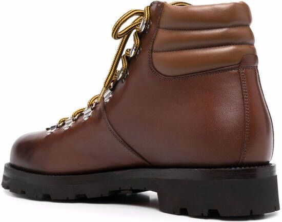 Scarosso Catherine lace-up boots Brown
