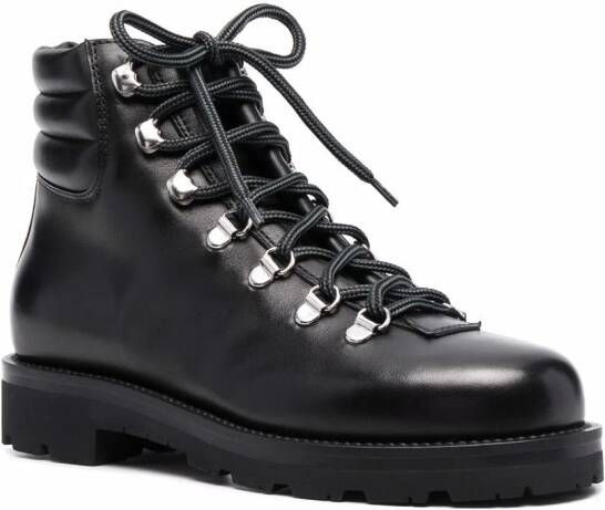 Scarosso Catherine leather boots Black