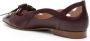 Scarosso Cherry leather ballerina shoes Purple - Thumbnail 3