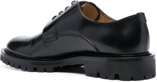 Scarosso chunky-soled derby shoes Black