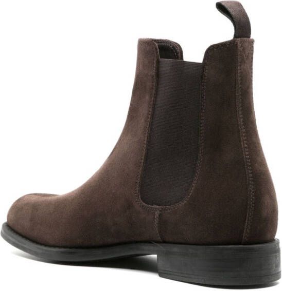 Scarosso Claudia suede chelsea boots Brown