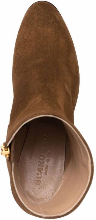 Scarosso Constanza ankle boots Brown