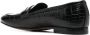 Scarosso crocodile-effect leather loafers Black - Thumbnail 3