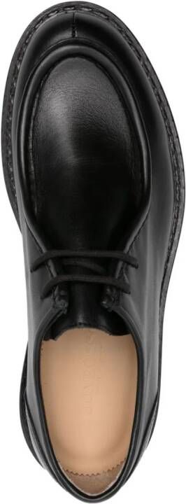 Scarosso Damiano leather derby shoes Black