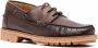 Scarosso Daniel lace-up boat shoes Brown - Thumbnail 2