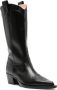 Scarosso Dolly 50mm leather boots Black - Thumbnail 2