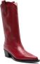 Scarosso Dolly leather boots Red - Thumbnail 2