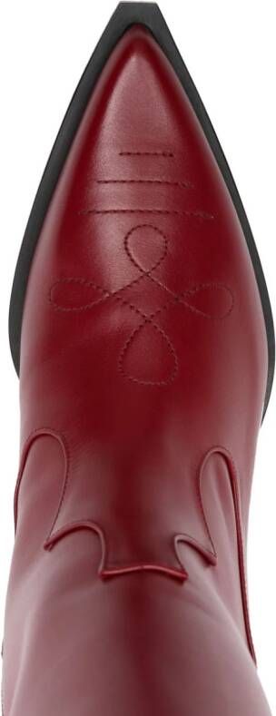 Scarosso Dolly leather boots Red