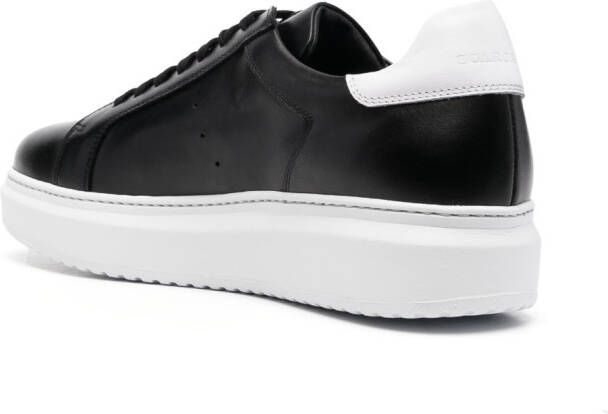 Scarosso Dustin low-top leather sneakers Black
