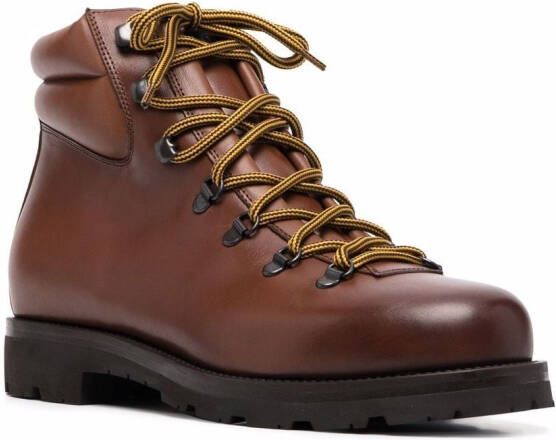 Scarosso Edmund lace-up boots Brown