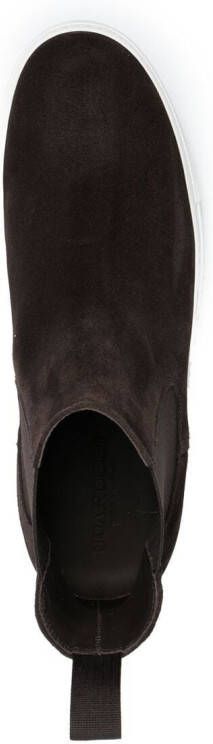 Scarosso elasticated side-panel boots Brown