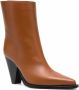 Scarosso Emily heeled leather boots Brown - Thumbnail 2