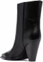Scarosso Emily leather 9mm boots Black - Thumbnail 3