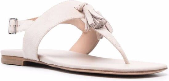 Scarosso Emma flat sandals Neutrals