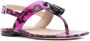 Scarosso Emma snakeskin-effect sandals Pink - Thumbnail 2