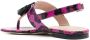 Scarosso Emma snakeskin-effect sandals Pink - Thumbnail 3