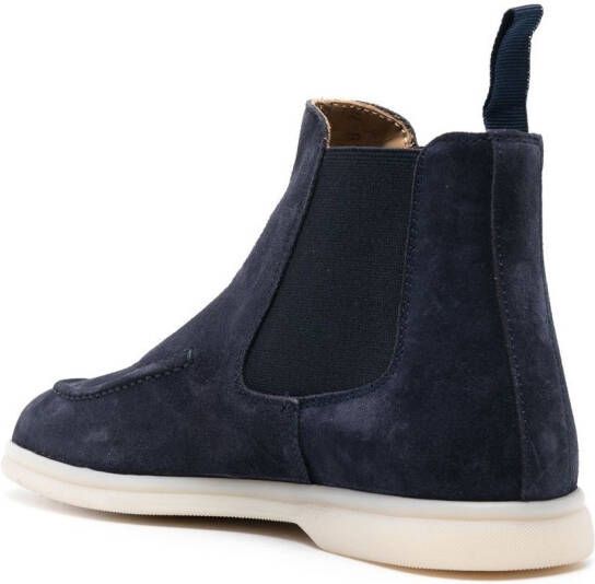 Scarosso Eugenia suede ankle boots Blue