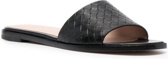 Scarosso Federica interwoven sandals Black