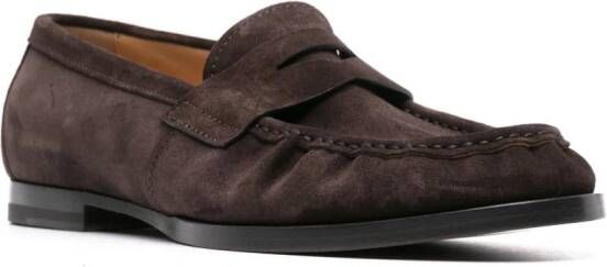 Scarosso Fred suede loafers Brown