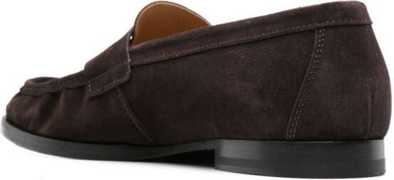 Scarosso Fred suede loafers Brown